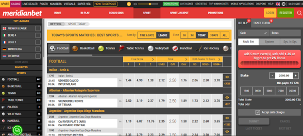 Meridian Bet Sportsbook