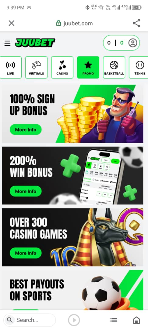 JuuBet Win Bonus
